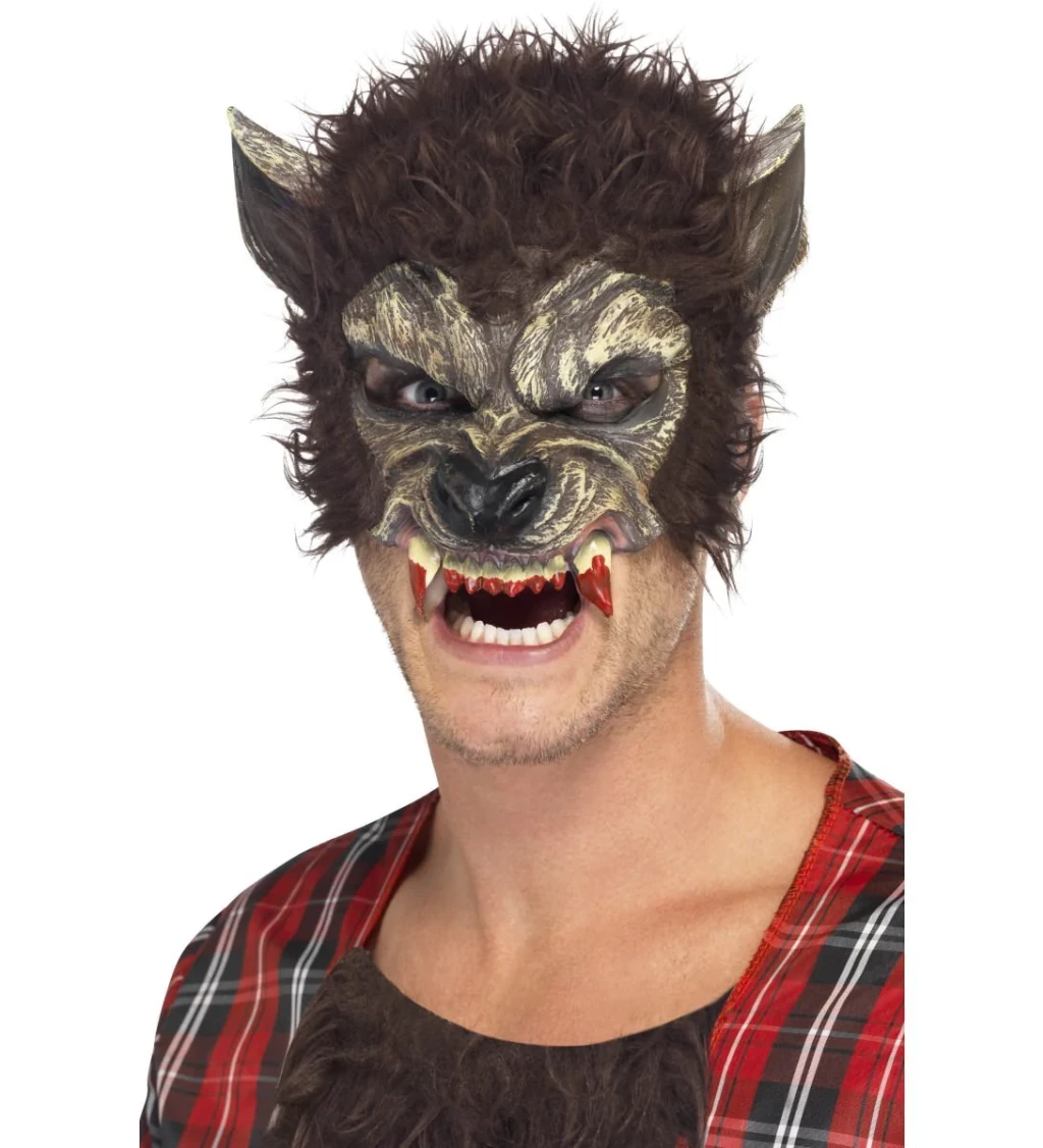 Vlkolak - maska na tvár