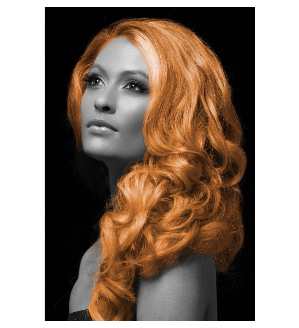 Farebný sprej na vlasy - oranžová