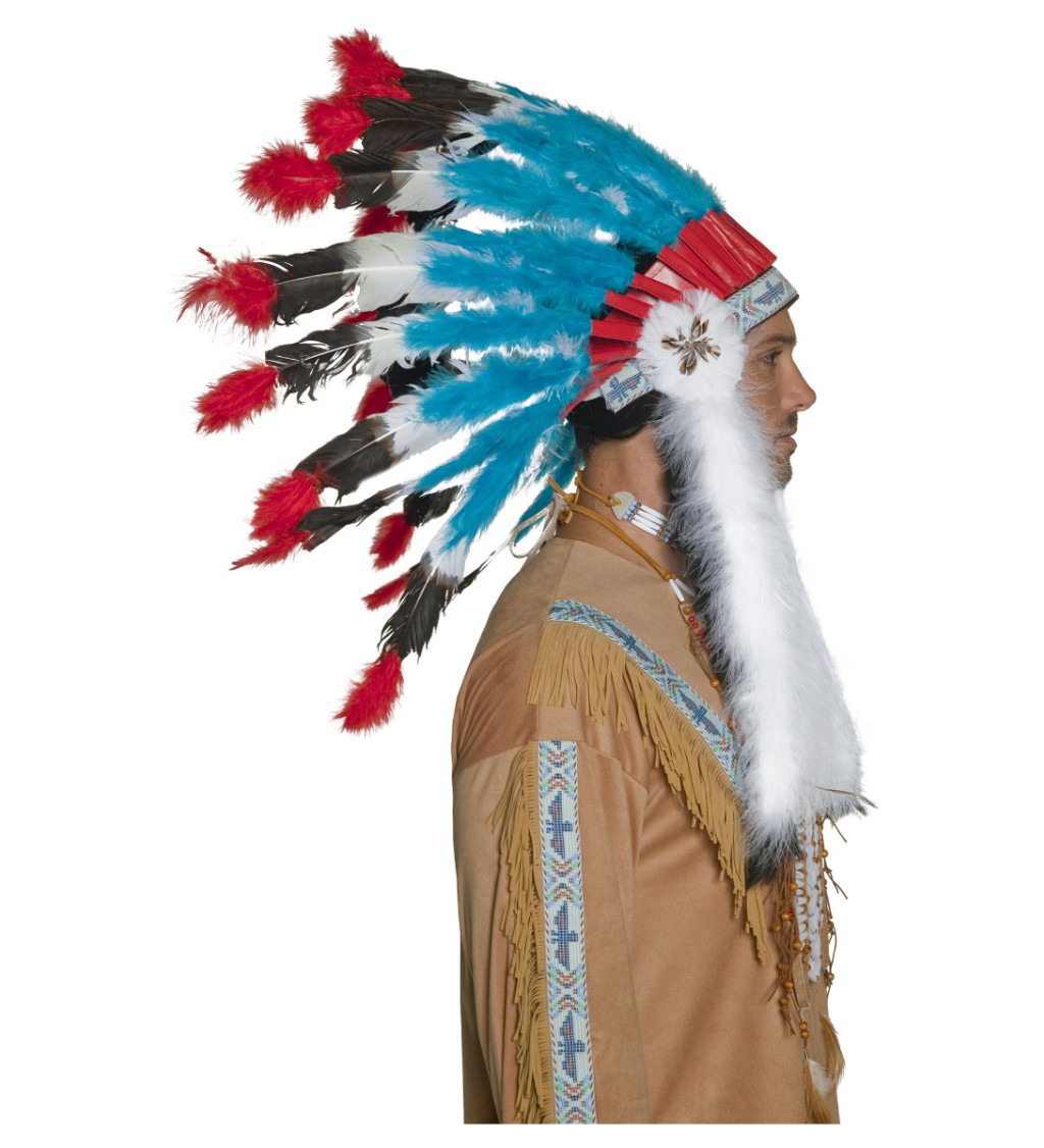 Indiánska čelenka - Náčelník deluxe