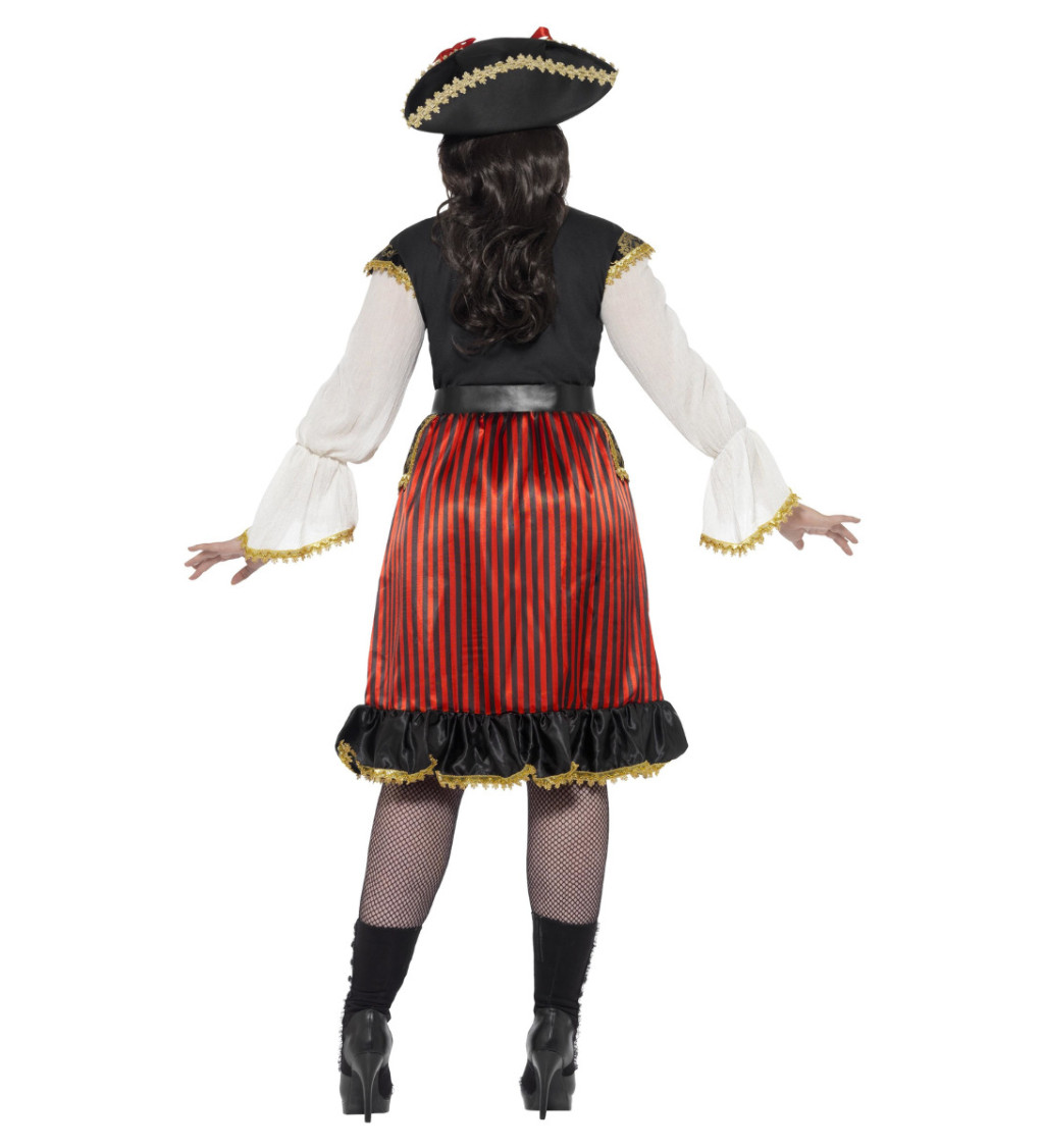 Kostým "Pirátka červená"
