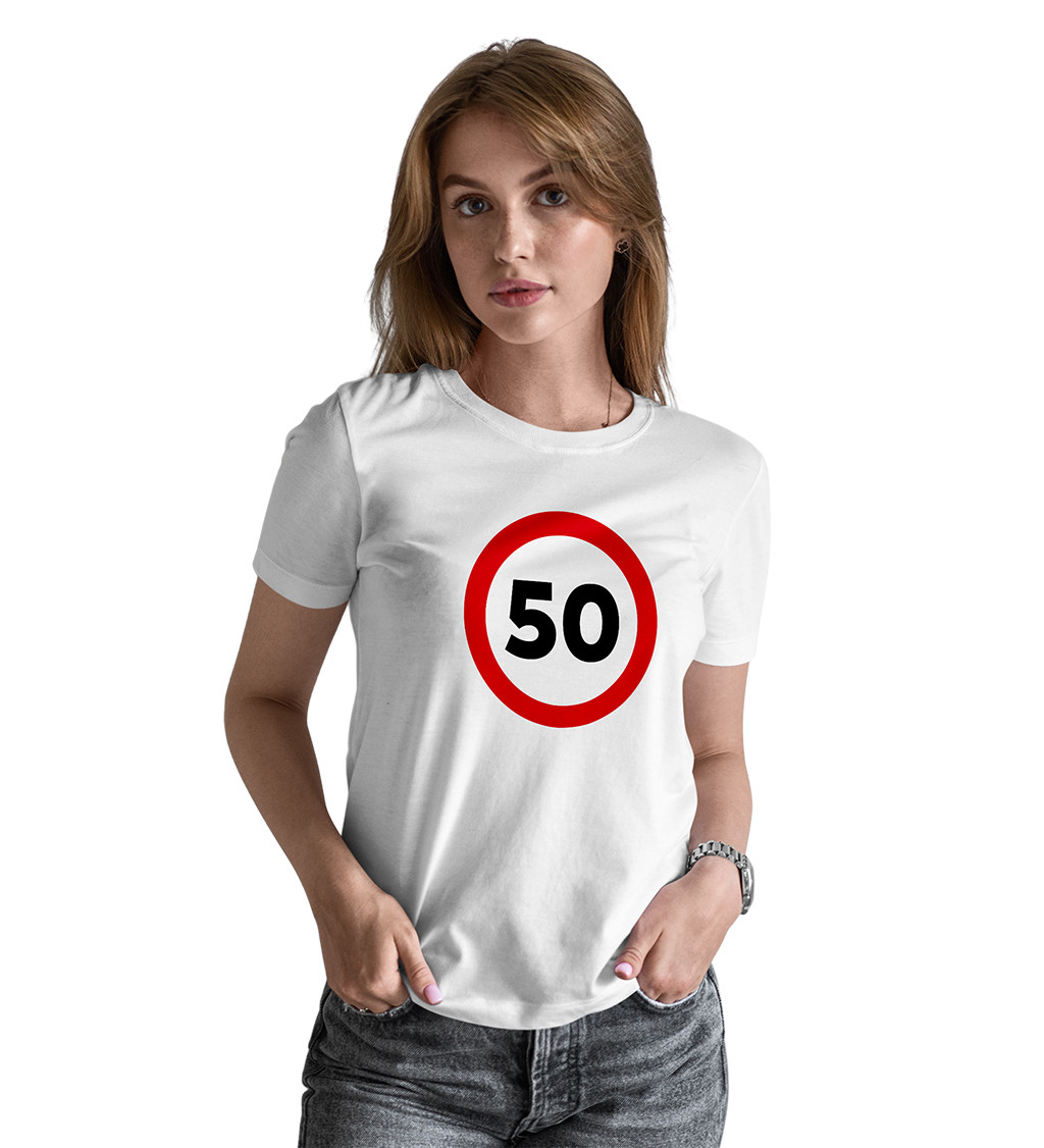Dámske tričko biele - 50