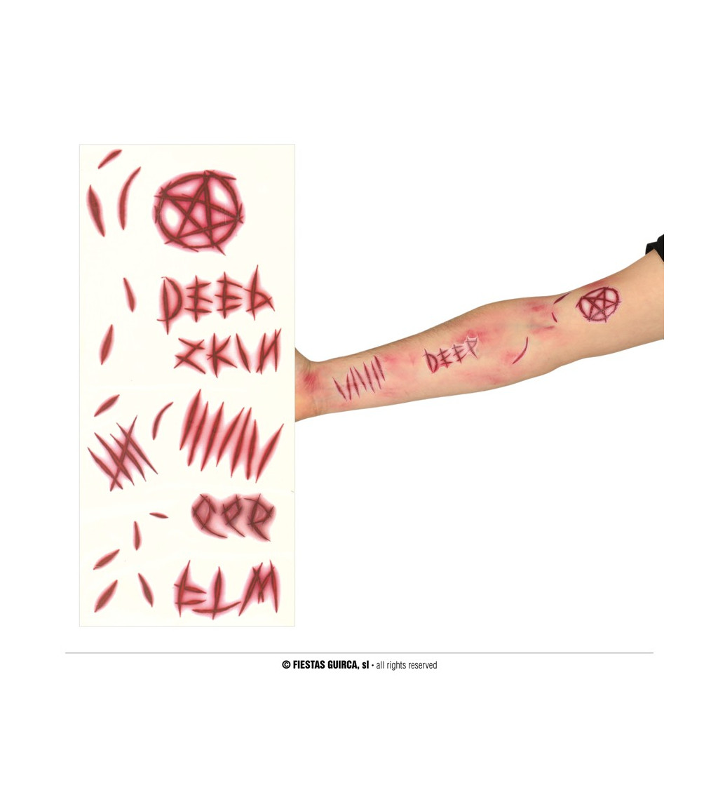 Súprava tetovaní Démon