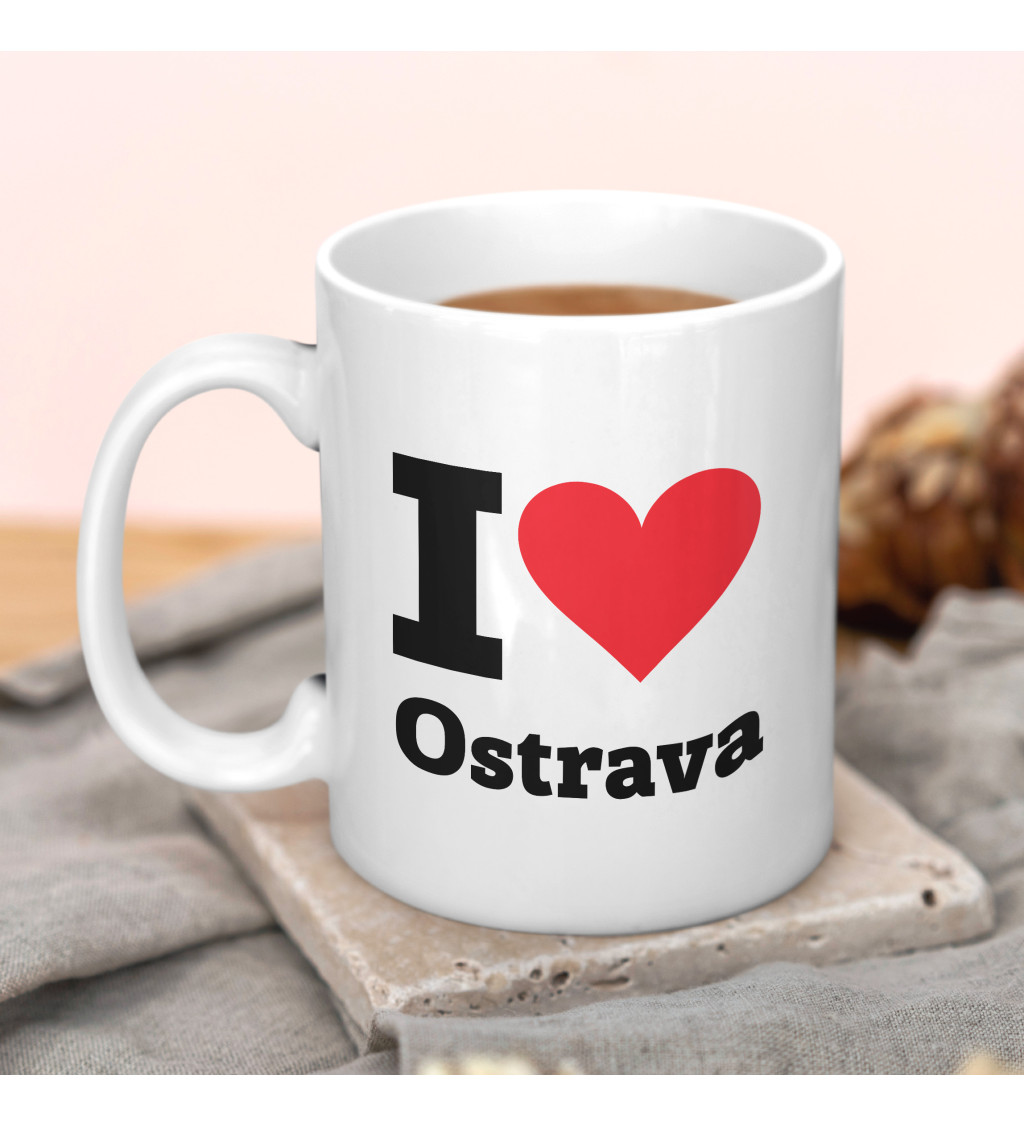 Hrnček I love Ostrava