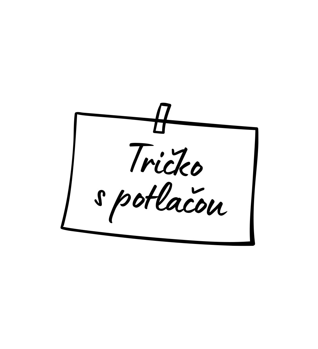 Pánske tričko biele - Tričko s potlačou