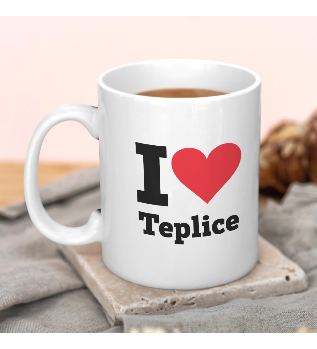 Hrnček I love Teplice