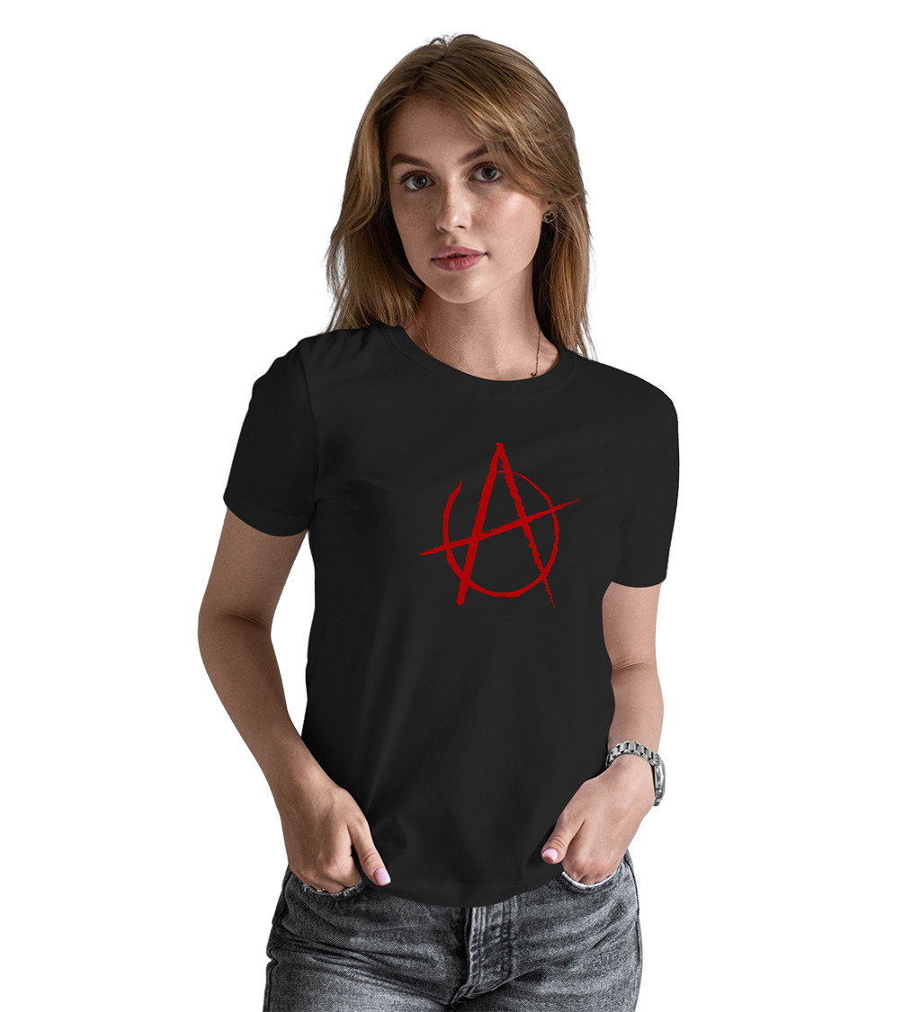 Dámske tričko čierne - Anarchy