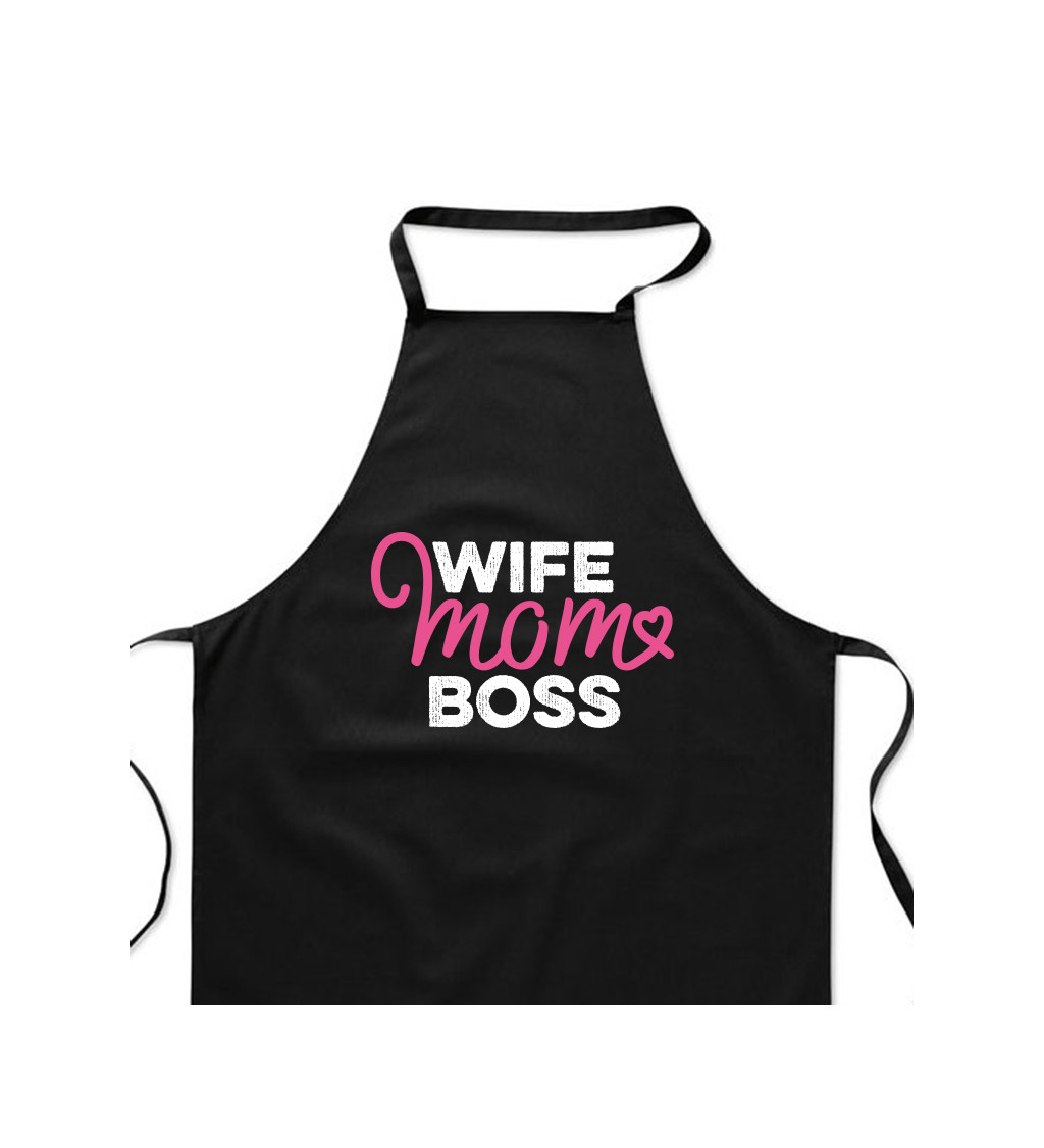 Zástera čierna - Wife mom boss