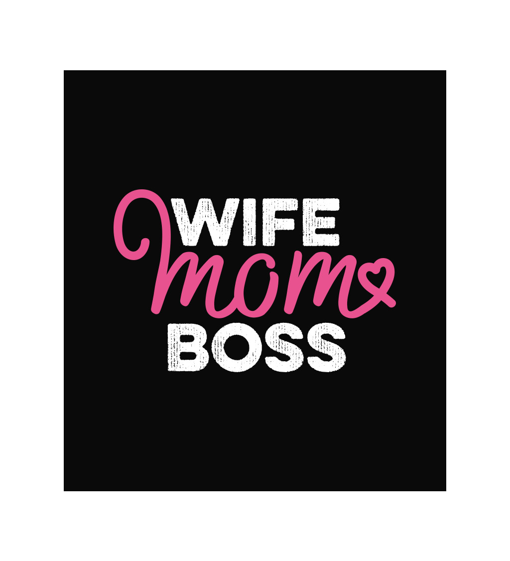 Zástera čierna - Wife mom boss