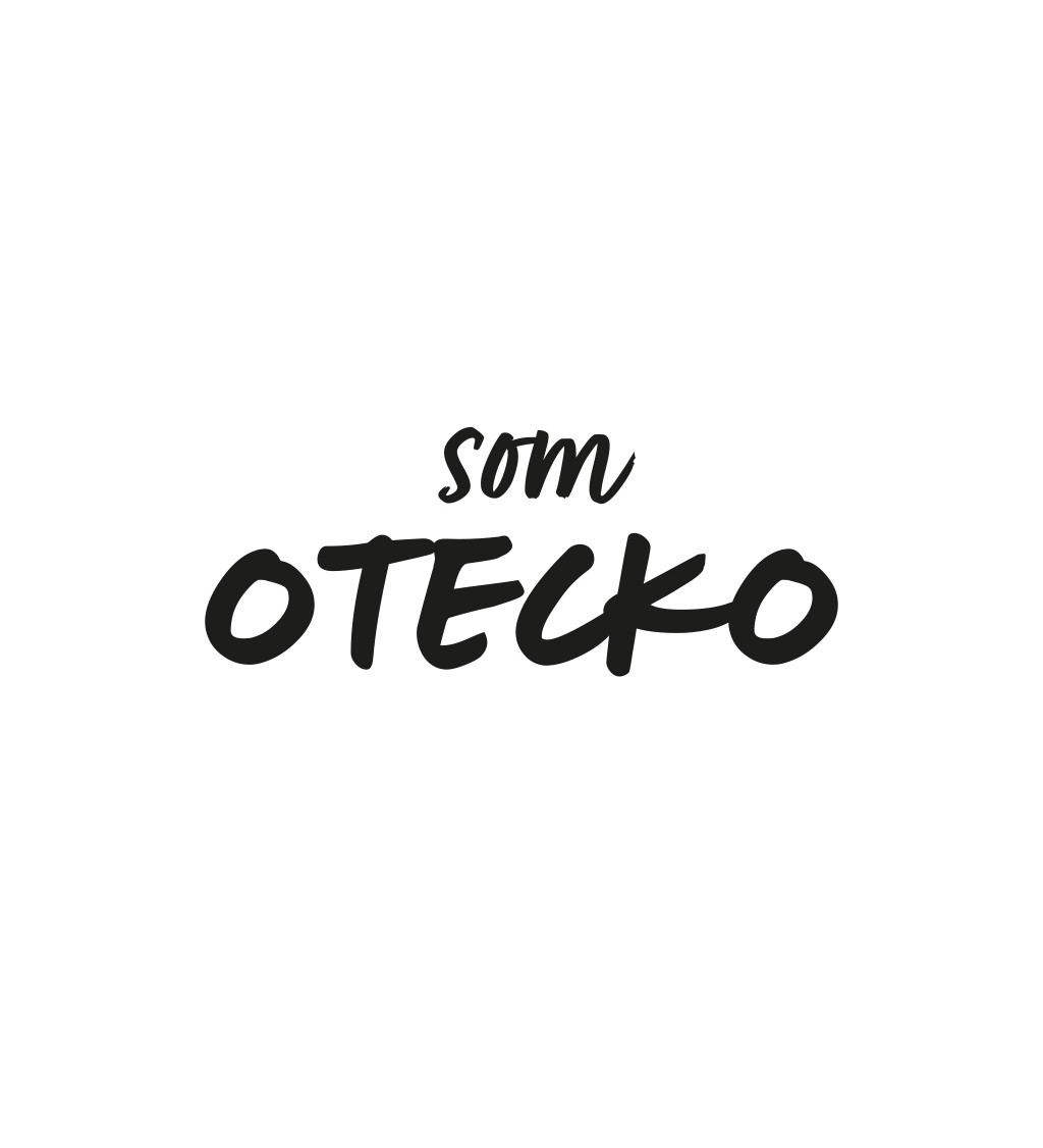 Pánske tričko biele - Som otecko