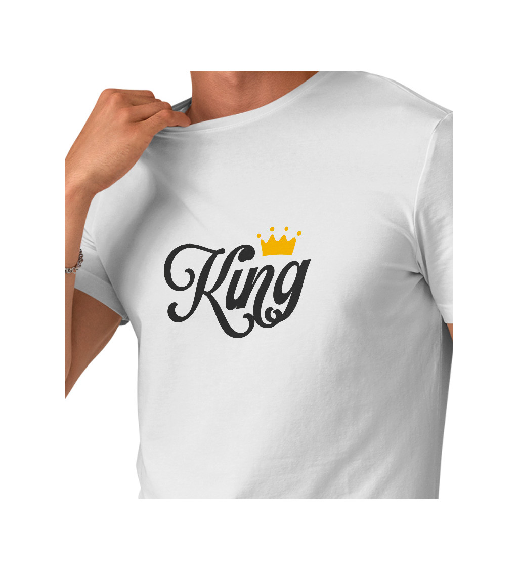 Pánske tričko biele - King