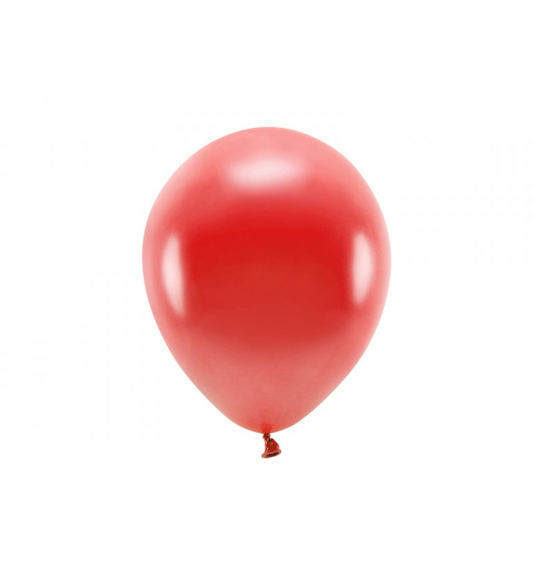 Eko pastelové červené balóny