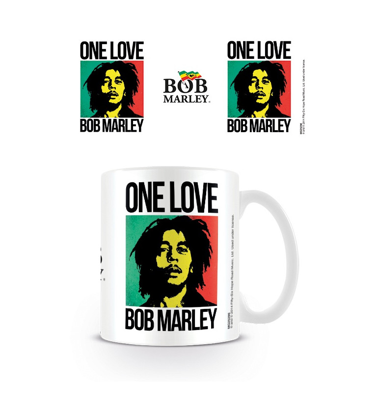 Keramický hrnček Bob Marley