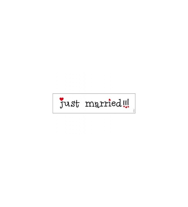 Just married- SPZ kartička