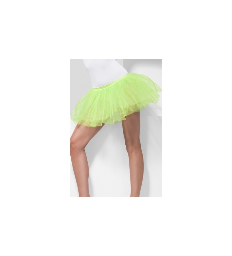 Suknička pod šaty  - neónovo zelená