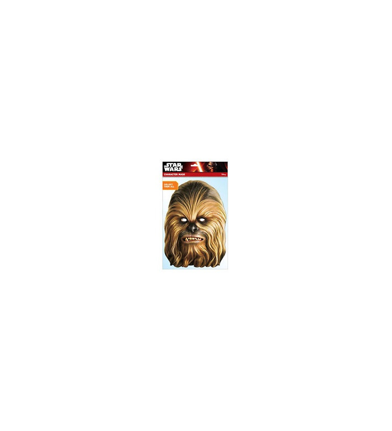 Papierová maska Chewbacca