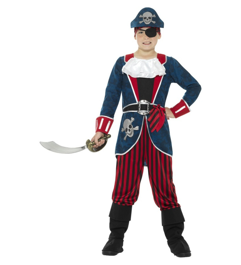 Detský kostým Pirátsky kapitán