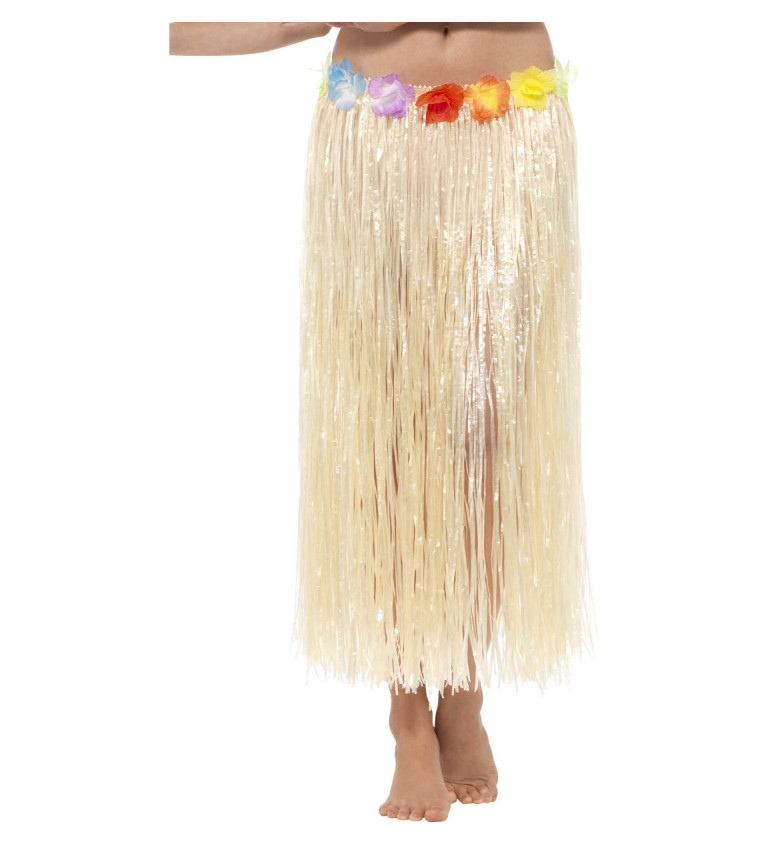 Havajská sukňa - prírodná
