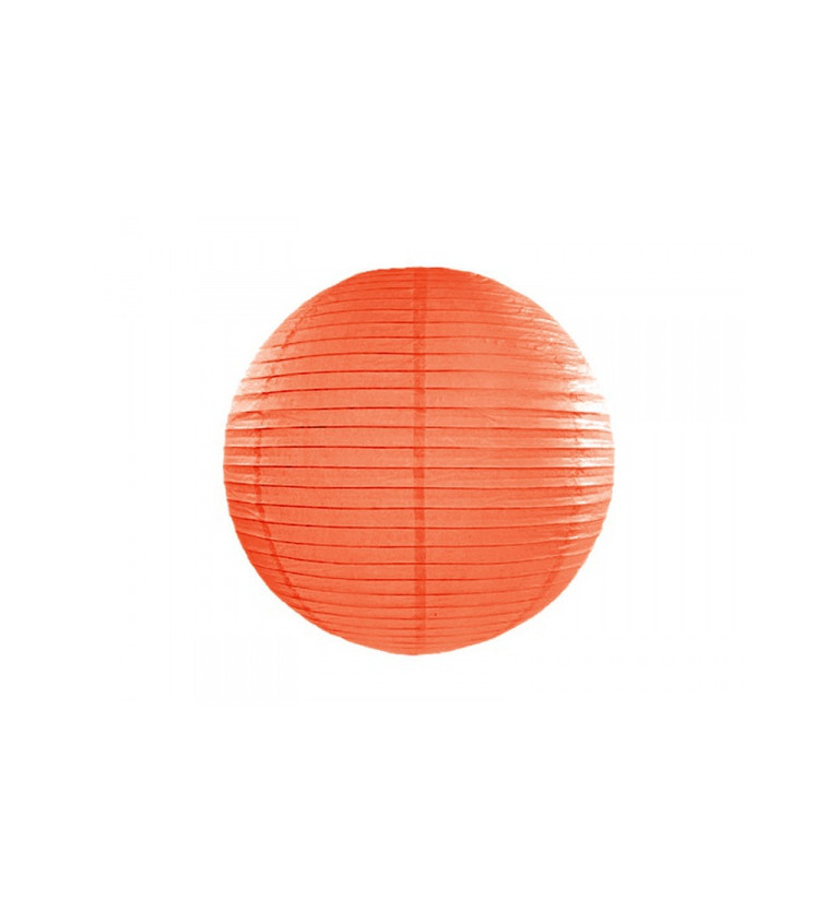 Papierový lampión, oranžový (35 cm)