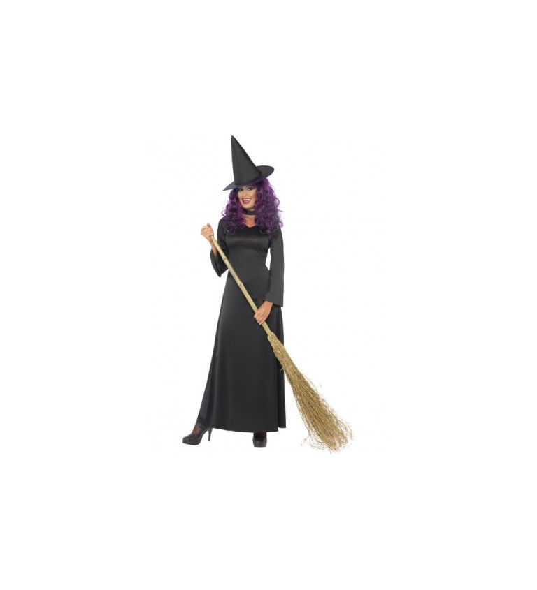 Kostým Čarodejnica - čierna