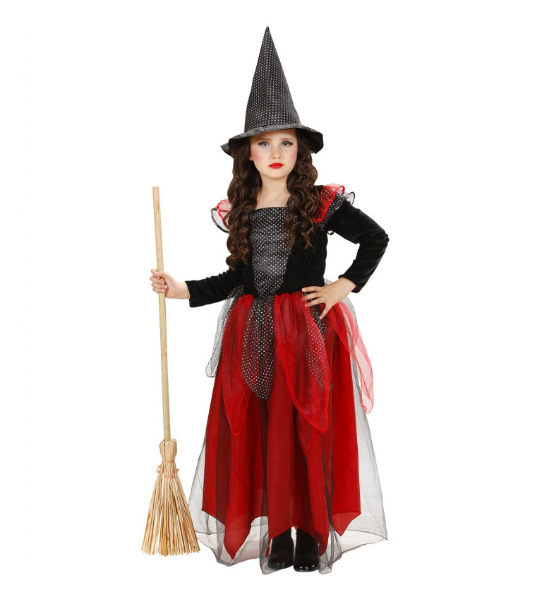 Detský kostým Malá Červená čarodejnica