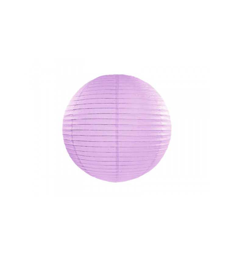 Papierový lampión II - levanduľovo fialový 35 cm