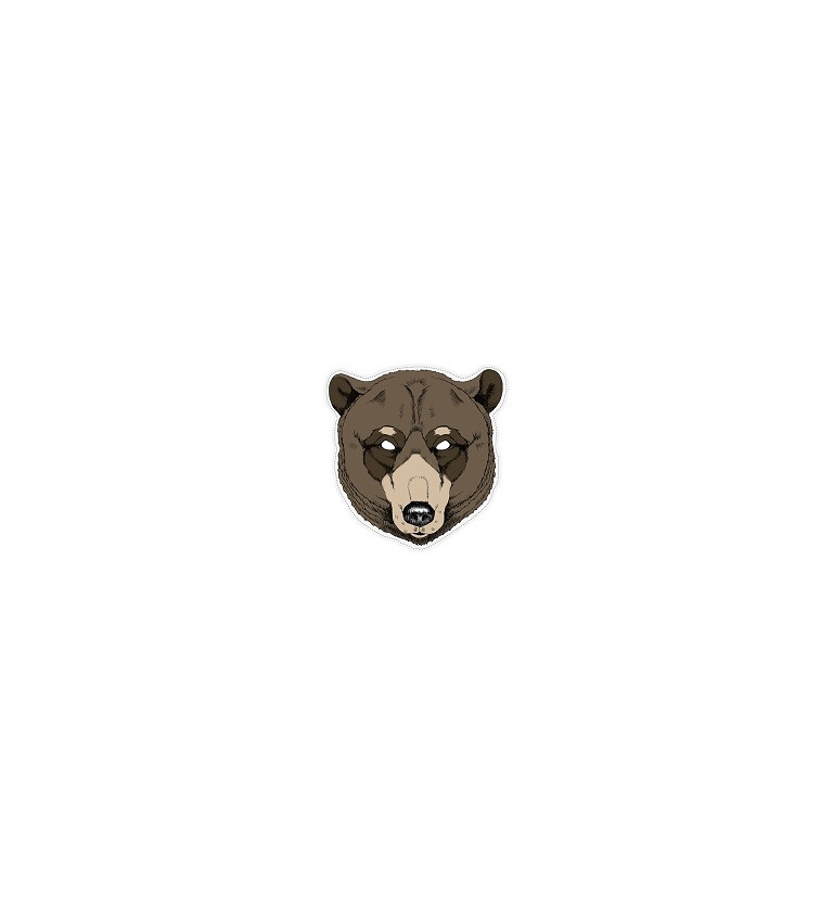 Maska - medveď
