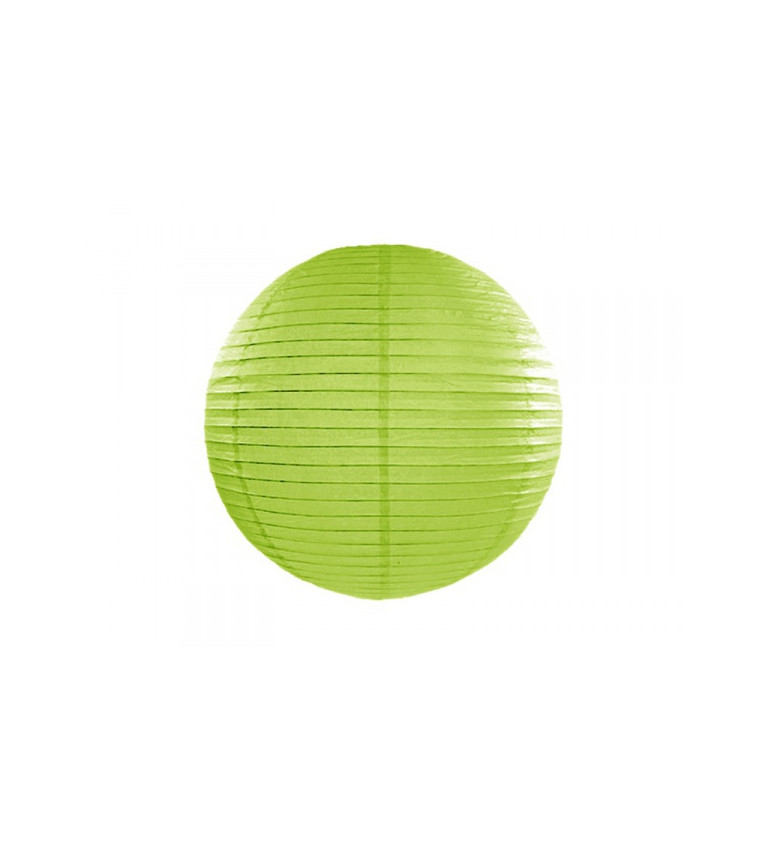 Papierový lampión, zelený (35 cm)