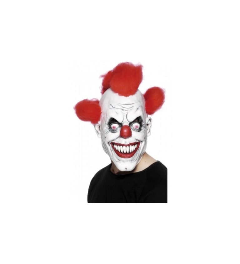 Maska - Červený zlý klaun