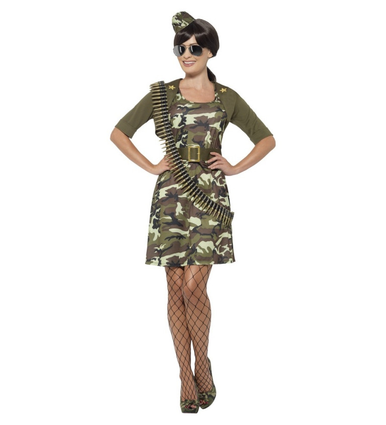 Vojenský kostým - dámský