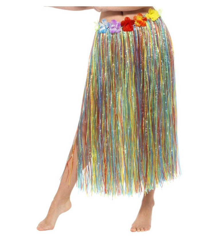 Havajská Hula sukňa - multicolor