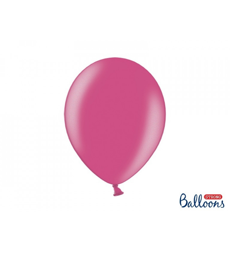 Metalický balónik - ružový