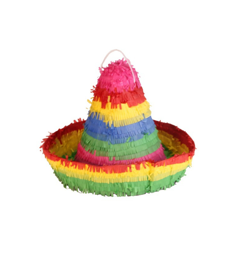 Pinata mexický klobúk