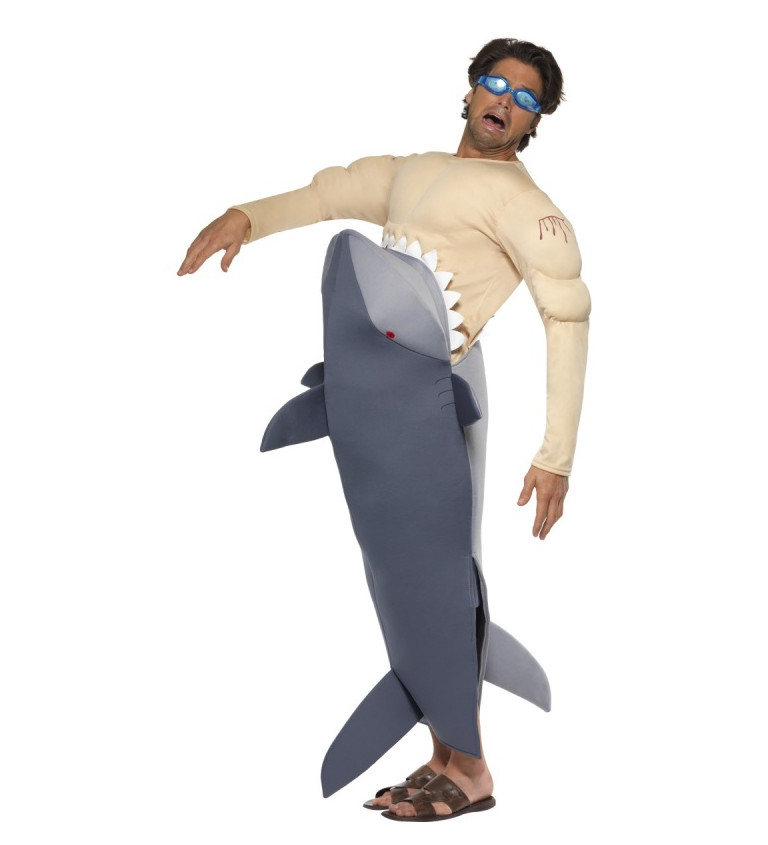 Kostým - muž v žraloka