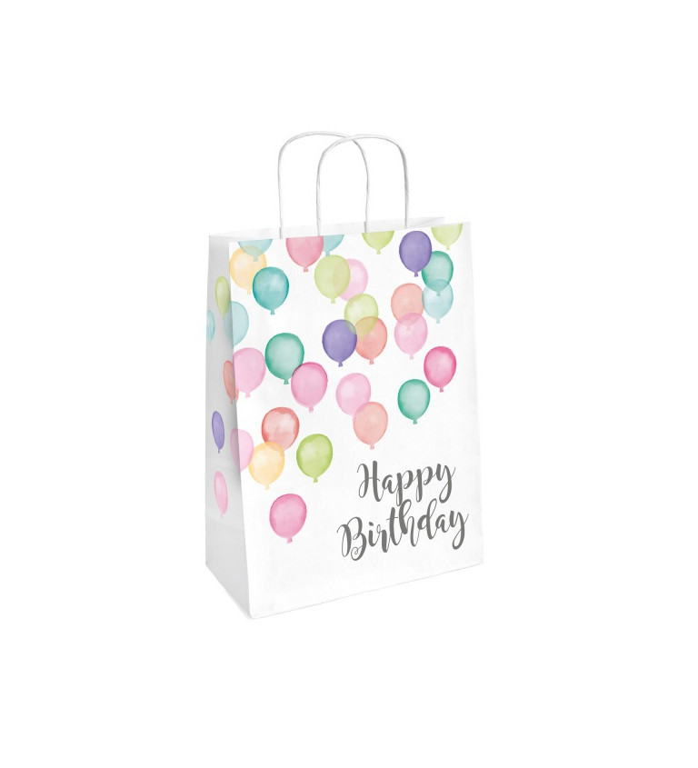 papierové tašky - Happy Birthday
