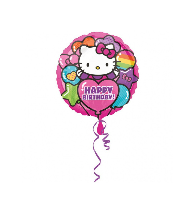 Balón Hello Kitty Happy Birthday