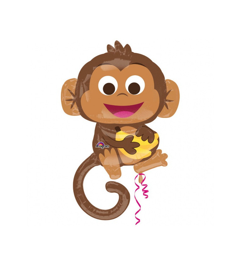 Balónik "Šťastná opica"