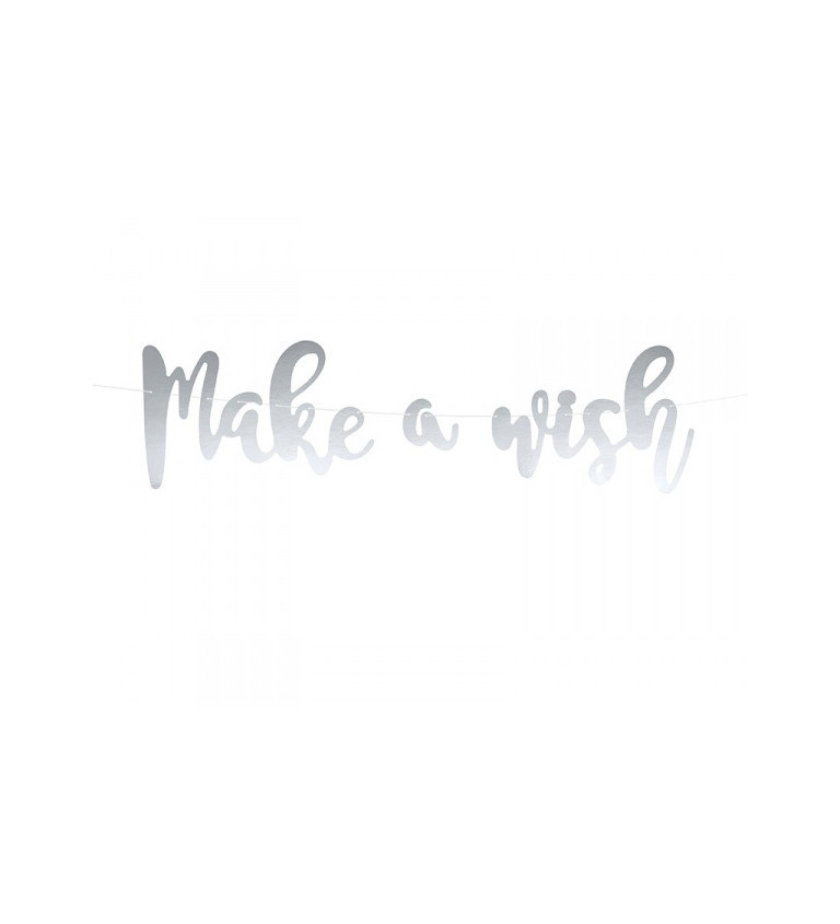 Girlanda Make a wish jednorožec