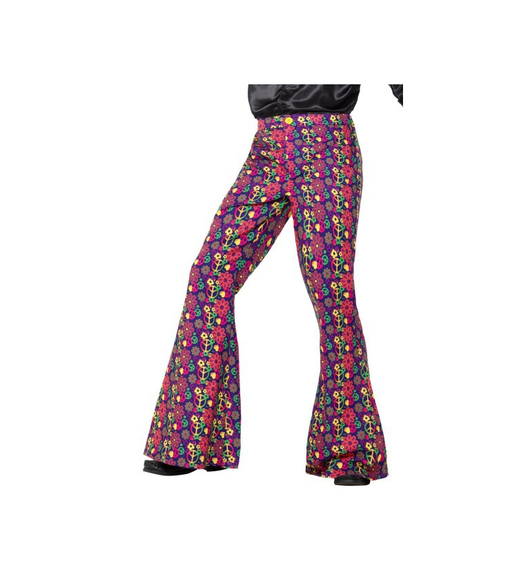Pánske nohavice zvonové - hippies 60´s