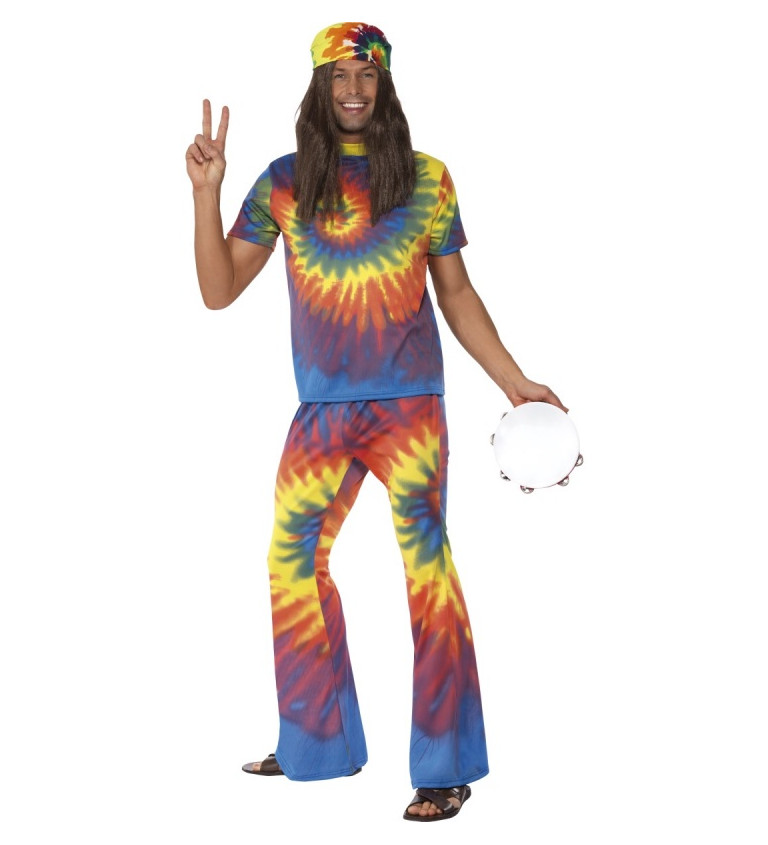 Kostým "Hippie dúhový - pánsky"