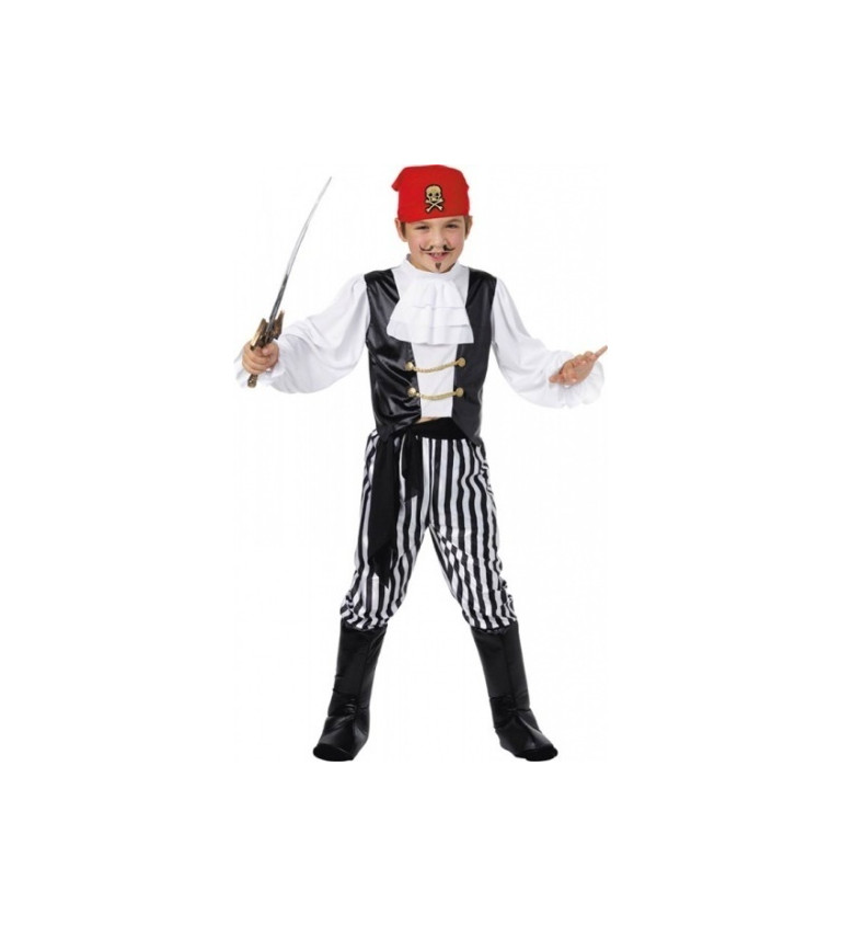 Detský kostým - Pirát deluxe