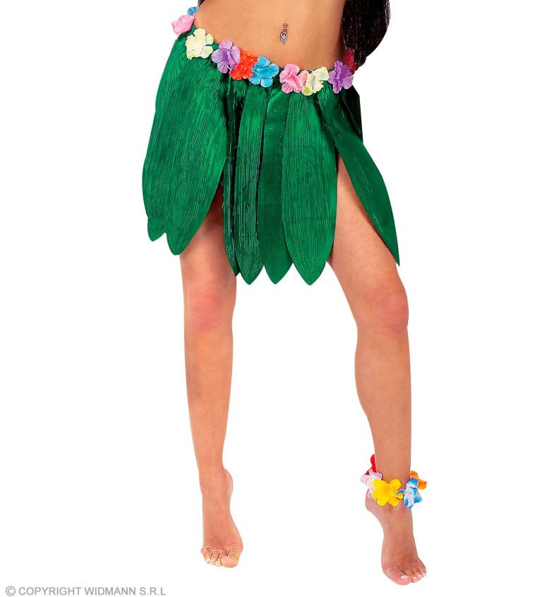 Havajská sukňa z banánových listov
