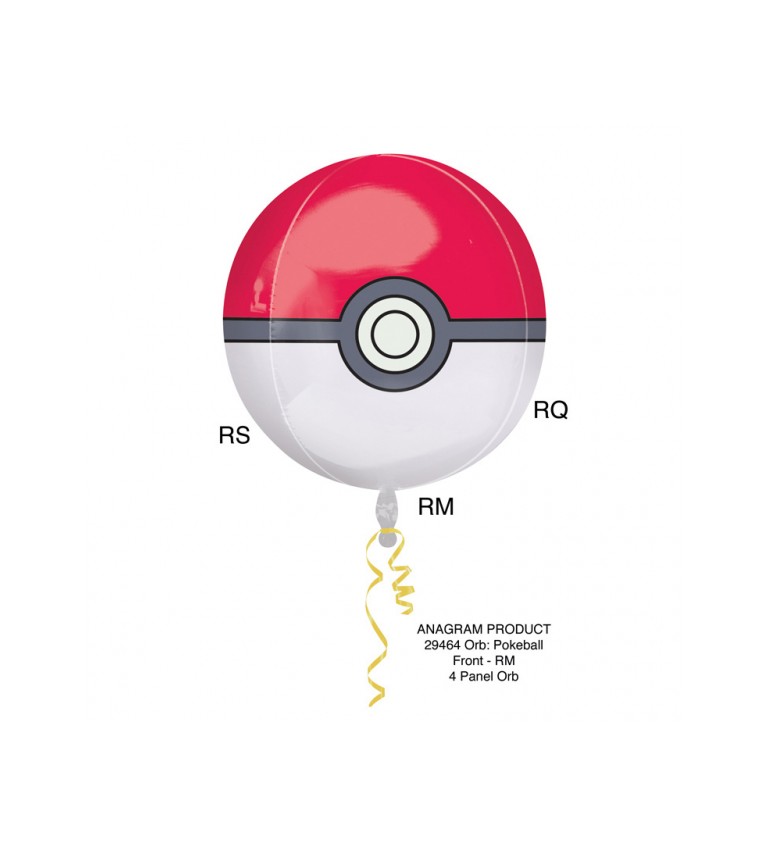 Balónik Pokéball - guľa