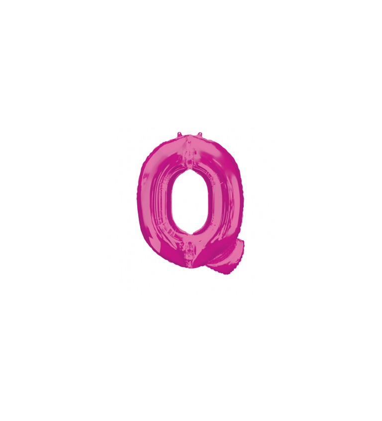 Fóliový balónik Q ružový