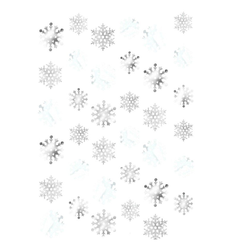 Závesná dekorácia - Snehové vločky (6 kusov)
