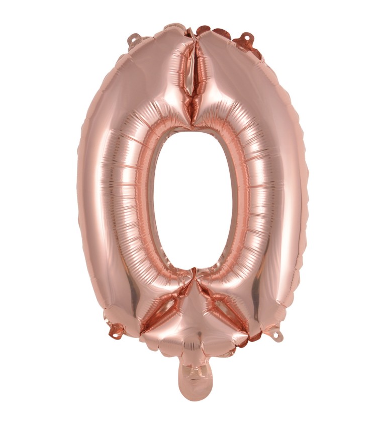 Mini balónek - růžové zlato