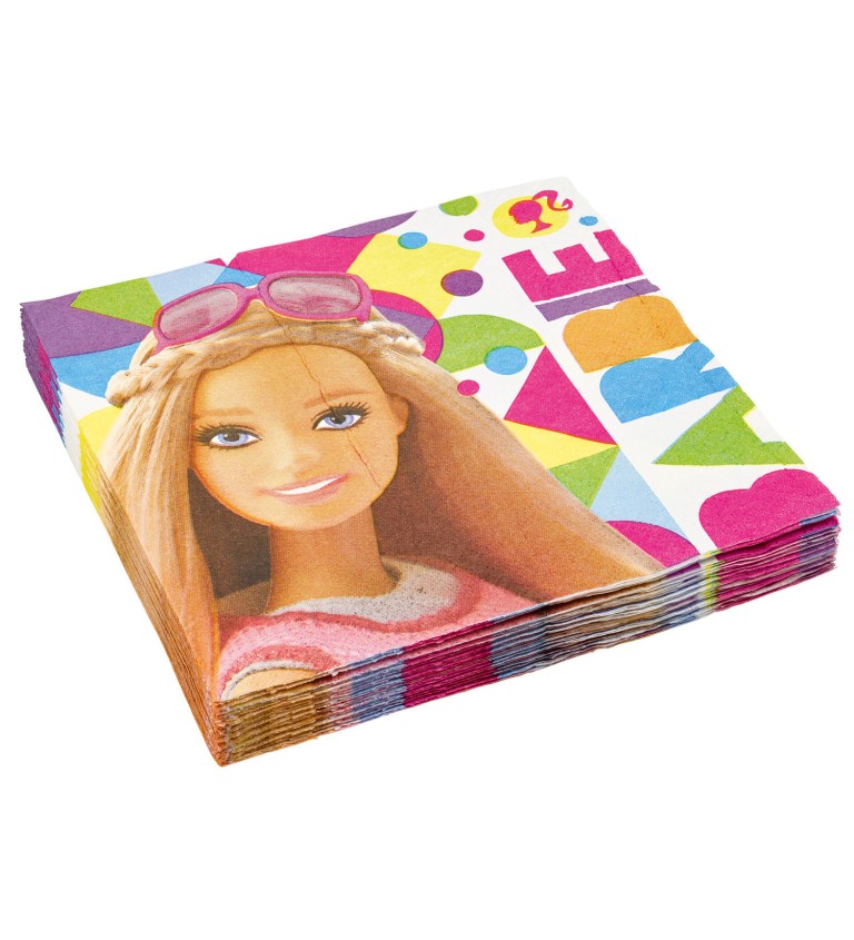 Papierové obrúsky - Barbie