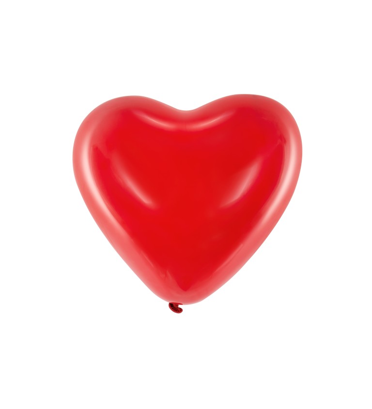Srdcia pastelovo červené balóniky