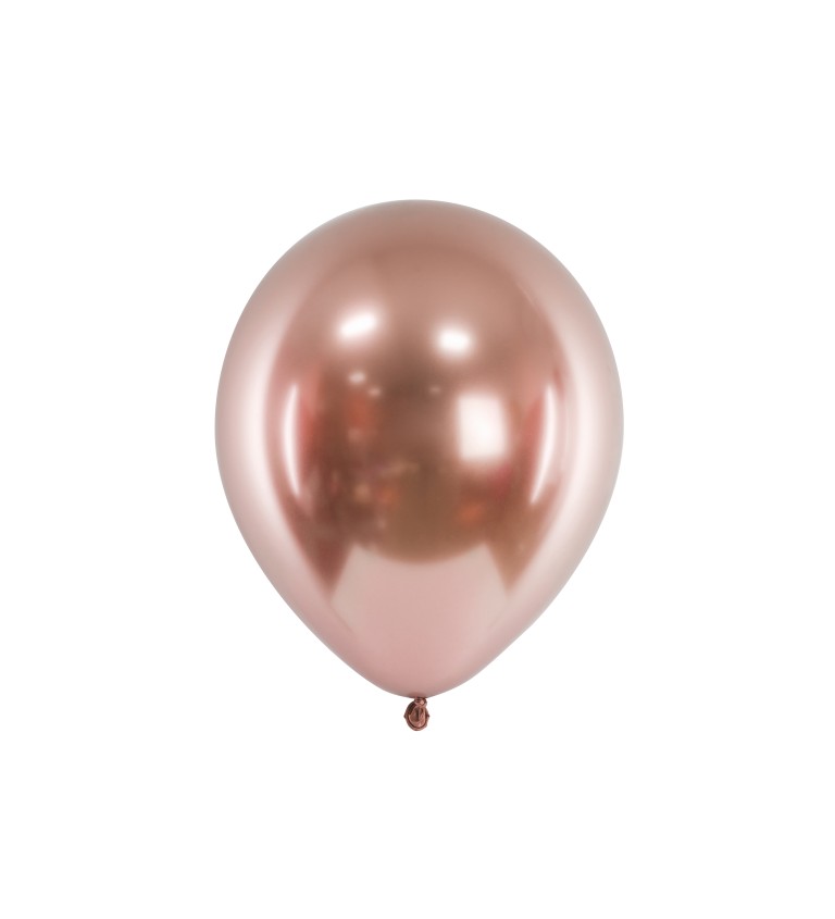 Balóniky - chrómovo ružové