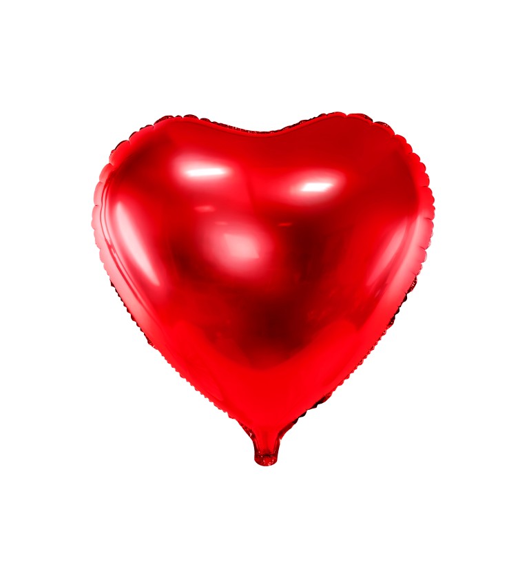 Fóliový balónik Červené srdce