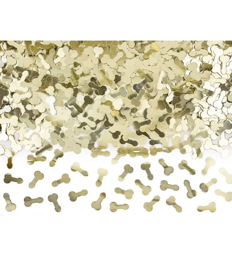 Zlaté konfety s penismi